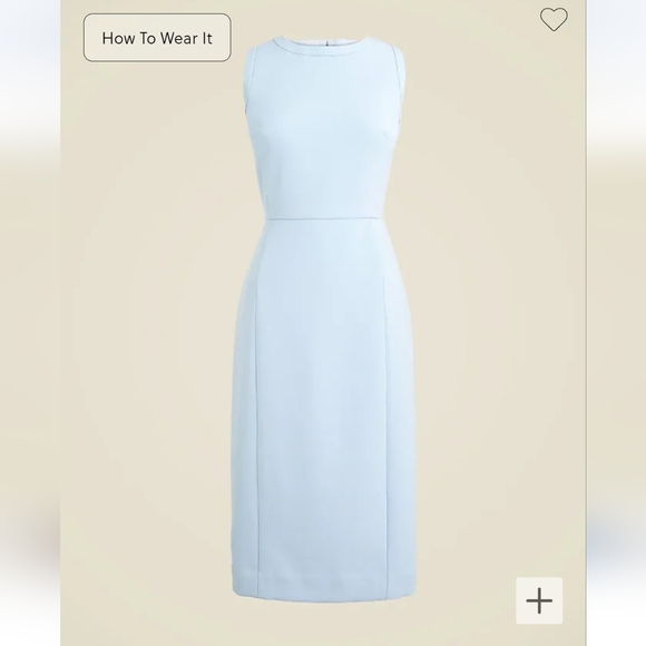 NWT J. Sheath dress in four-season stretch - Picture 4 of 7